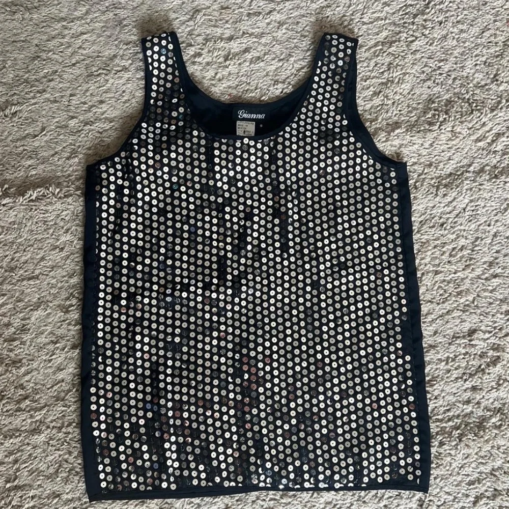 Sequin tank top - Picture 1 of 3